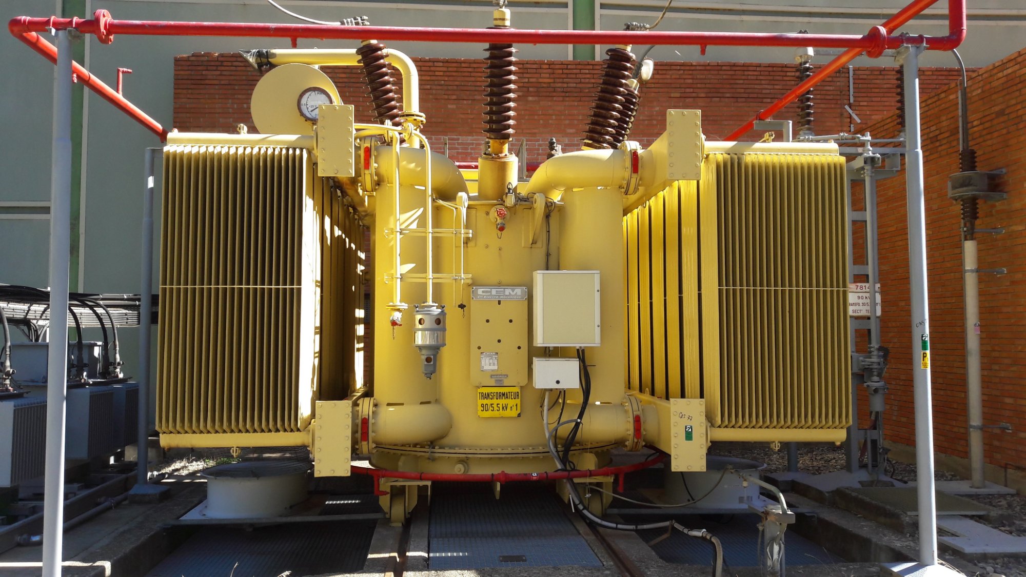 Transformateur HTB 90/5.5 kV – chantier LDE démantèlement