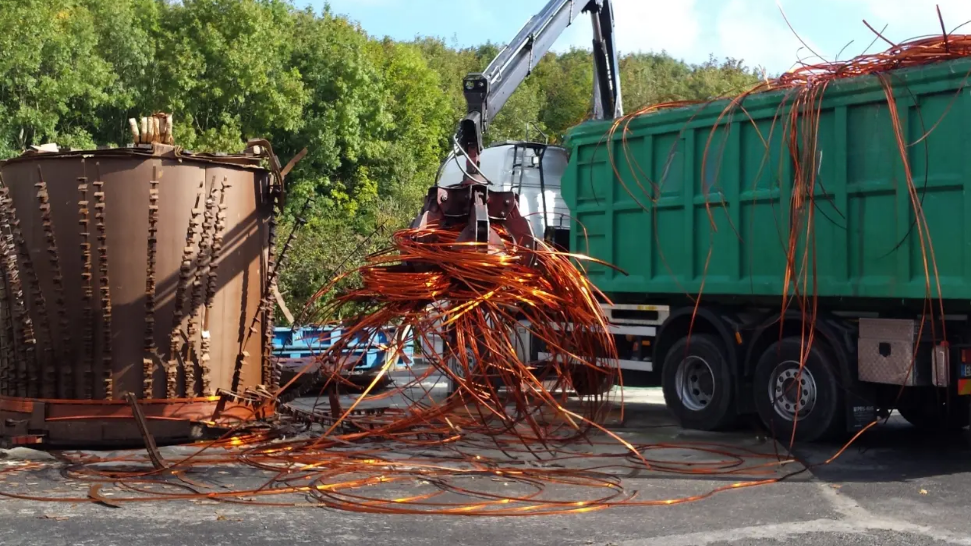 Chantier de déconstruction industrielle